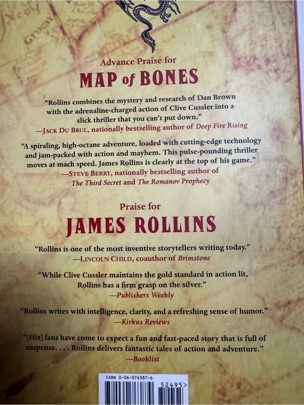 James Rollins bundle of 3